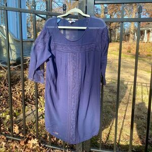 Joie Aden Embroidered Silk Dress NWT